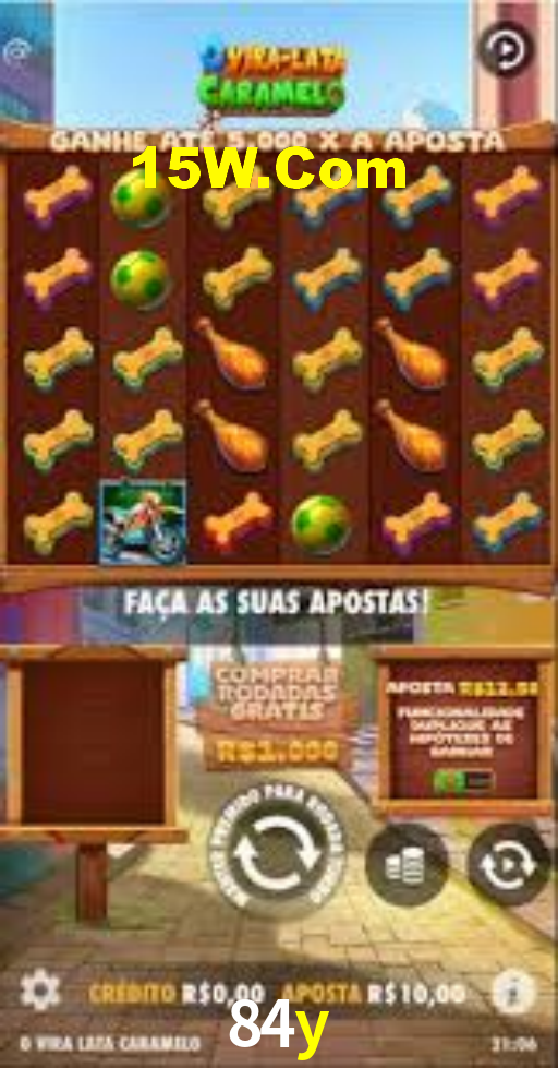 Mercados ao vivo e cash out na 84y
